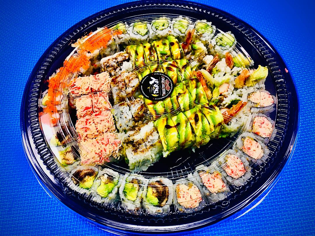 All cooked roll party platter
